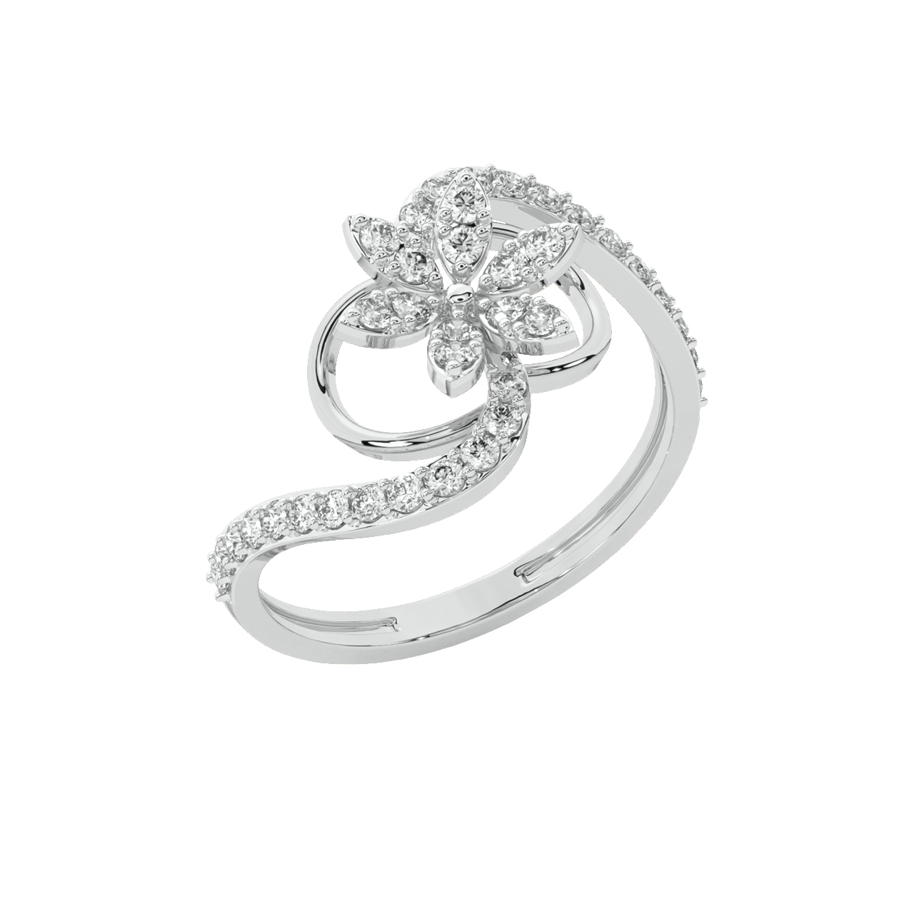 Aden Round Diamond Engagement Ring